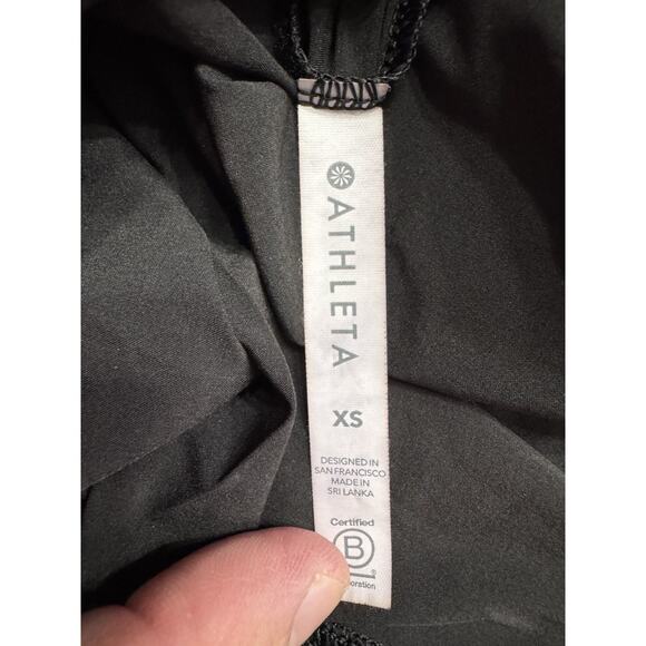 Athleta Strappy Tank Top Size XS Black Built In Bra Activewear - Picture 5 of 6